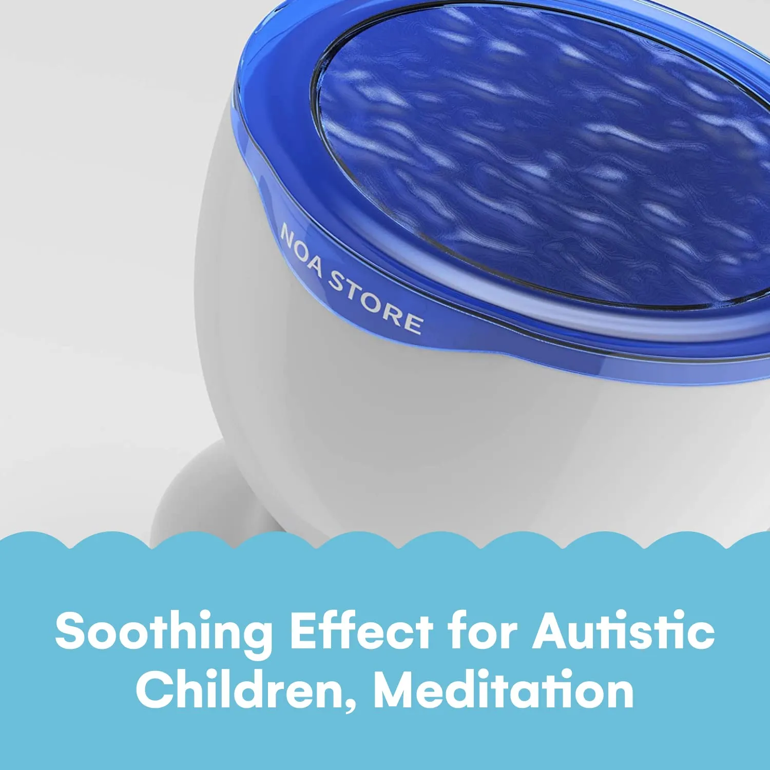 Calming Autism Sensory Led Light Projector Toy Relax Blue Night Music Projection
