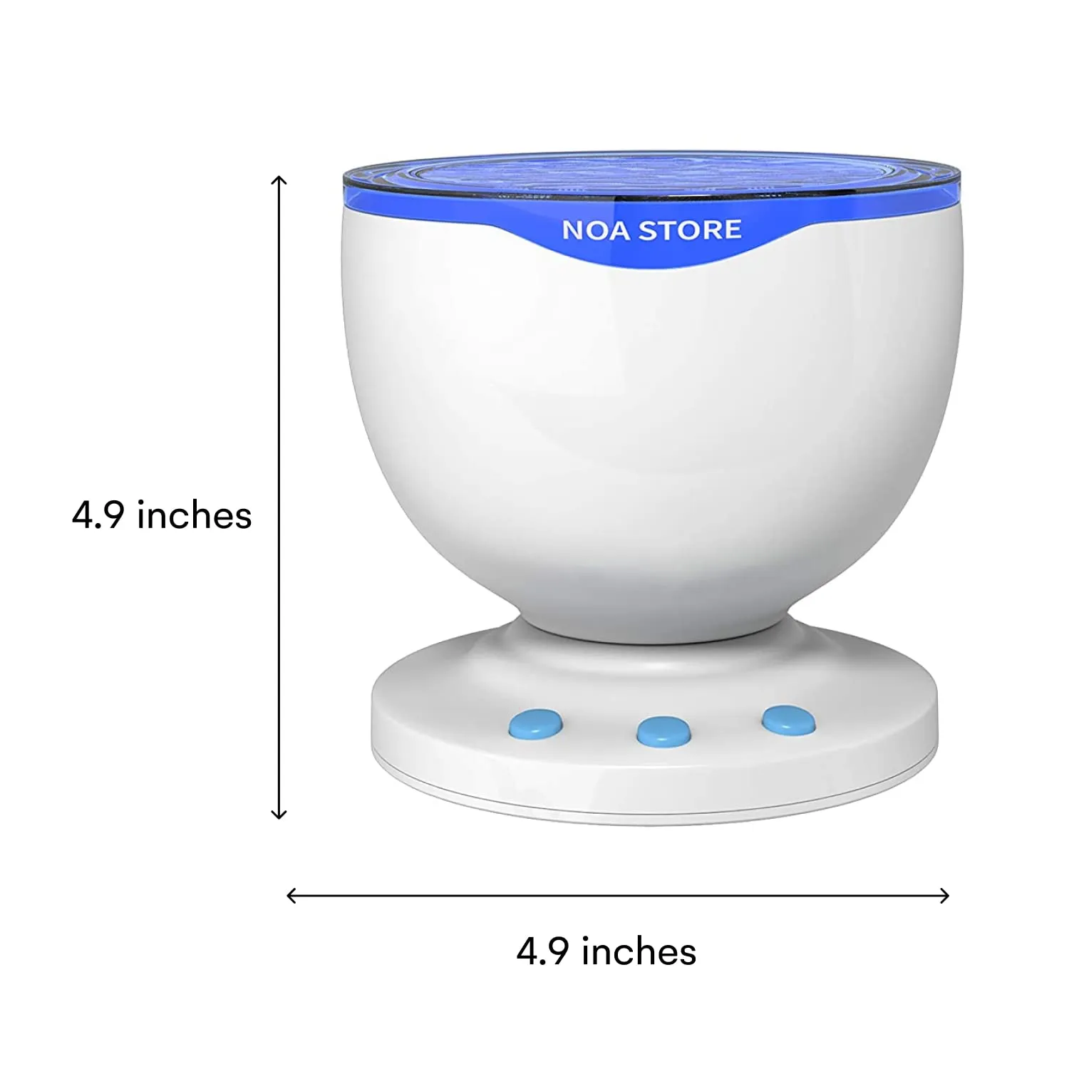 Calming Autism Sensory Led Light Projector Toy Relax Blue Night Music Projection
