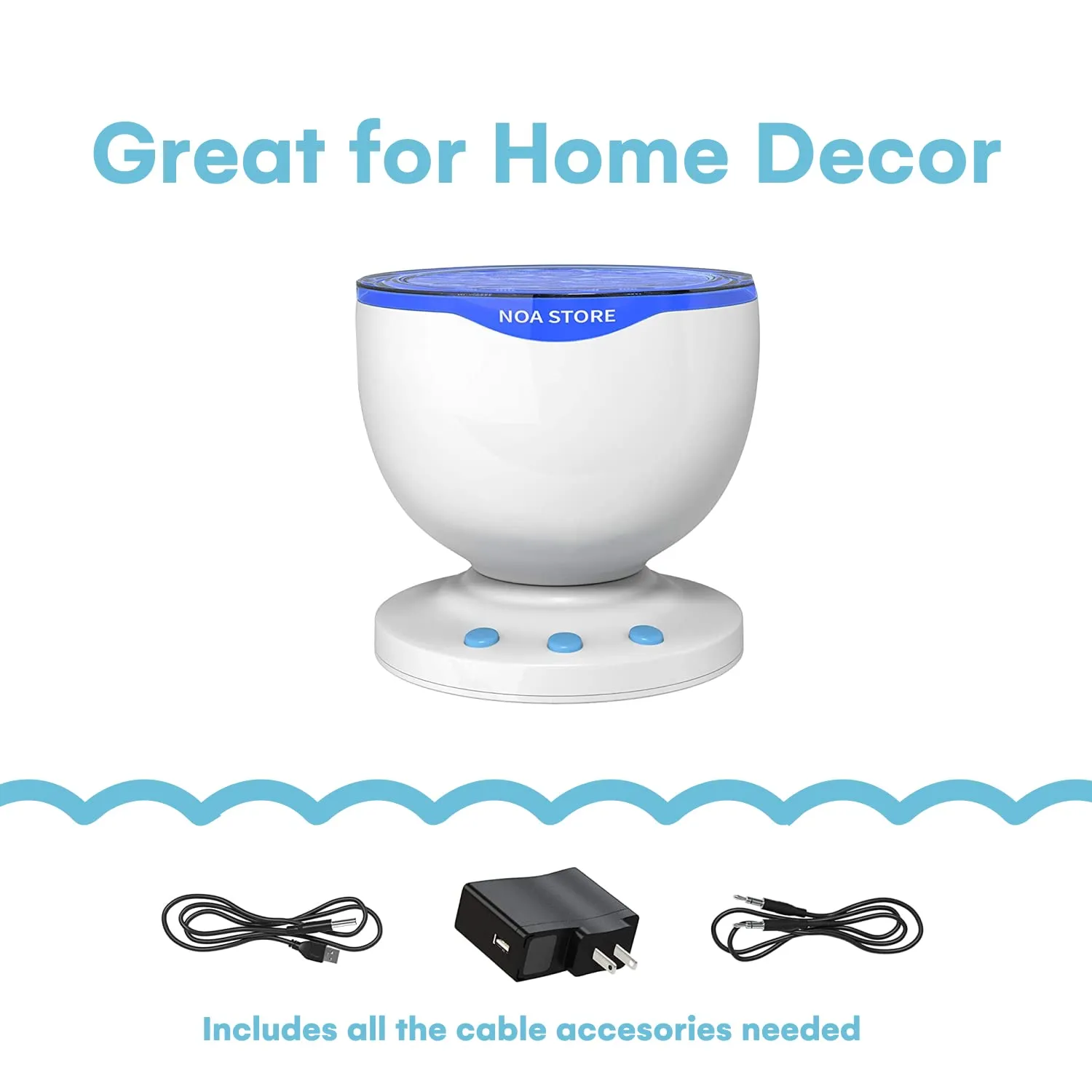 Calming Autism Sensory Led Light Projector Toy Relax Blue Night Music Projection